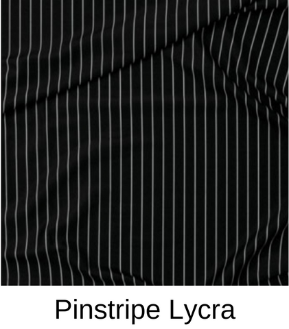 4 way stretch lycra pin stripe stretch fabric
