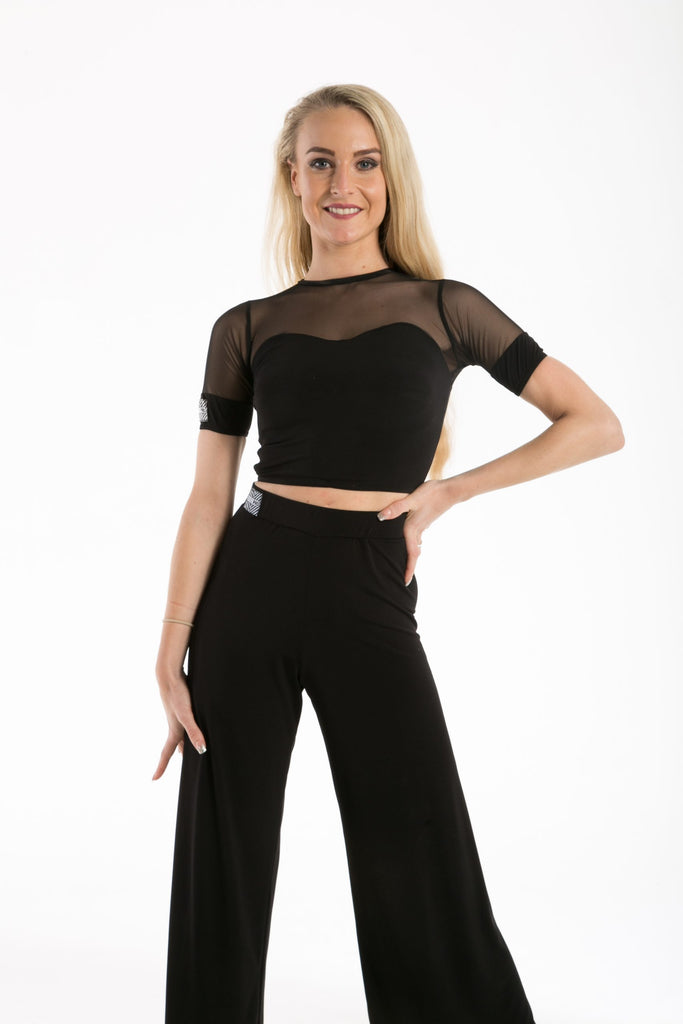 dance mesh top