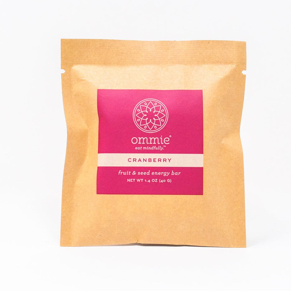 Ommie Snacks Vegan Allergy Friendly Energy Bar Cranberry - brawl stars snacksnut