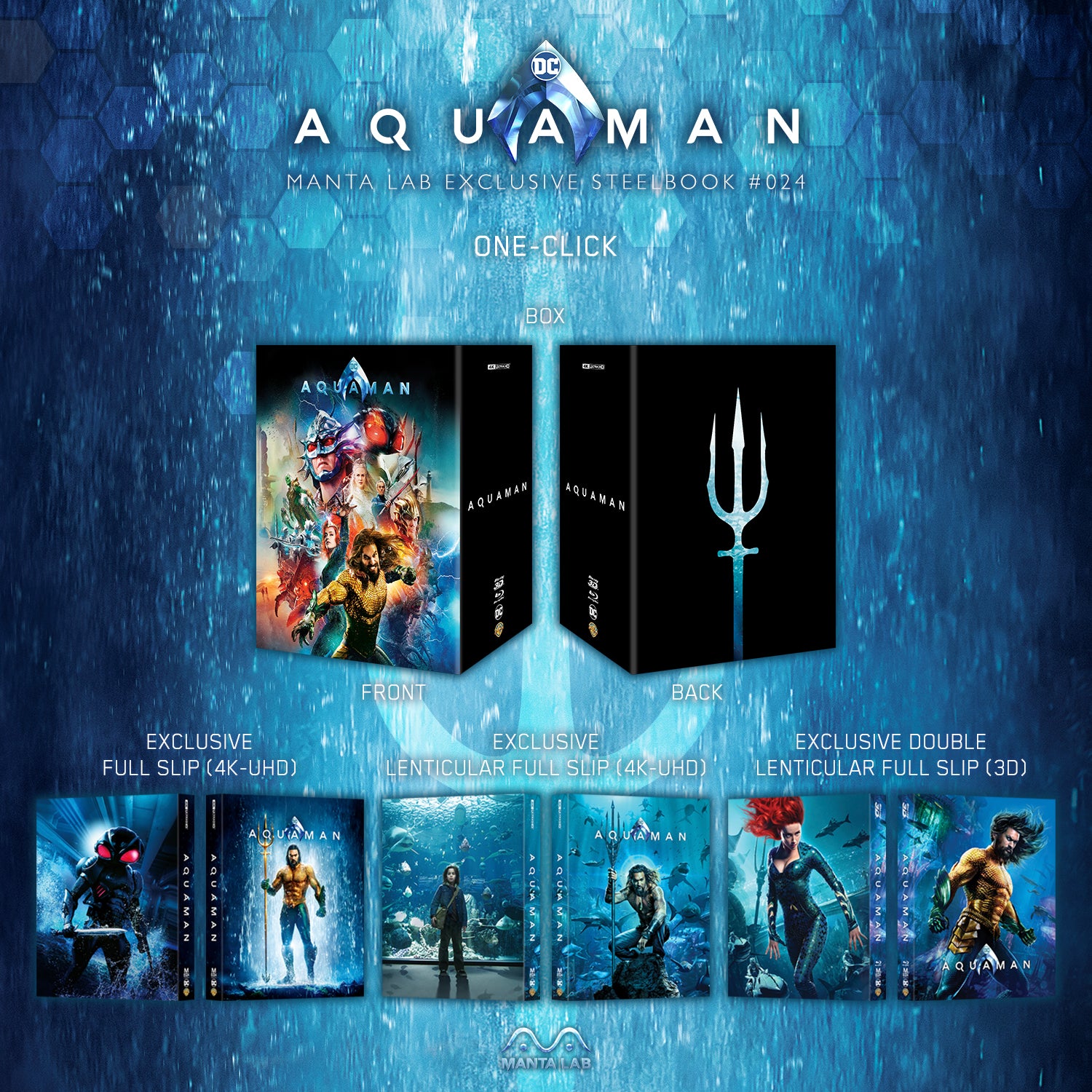 [ME#24] Aquaman Steelbook (One Click)