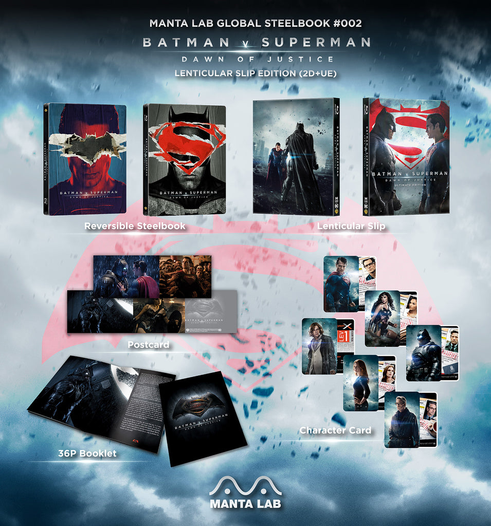 pre order batman vs superman ultimate edition blu ray with swag