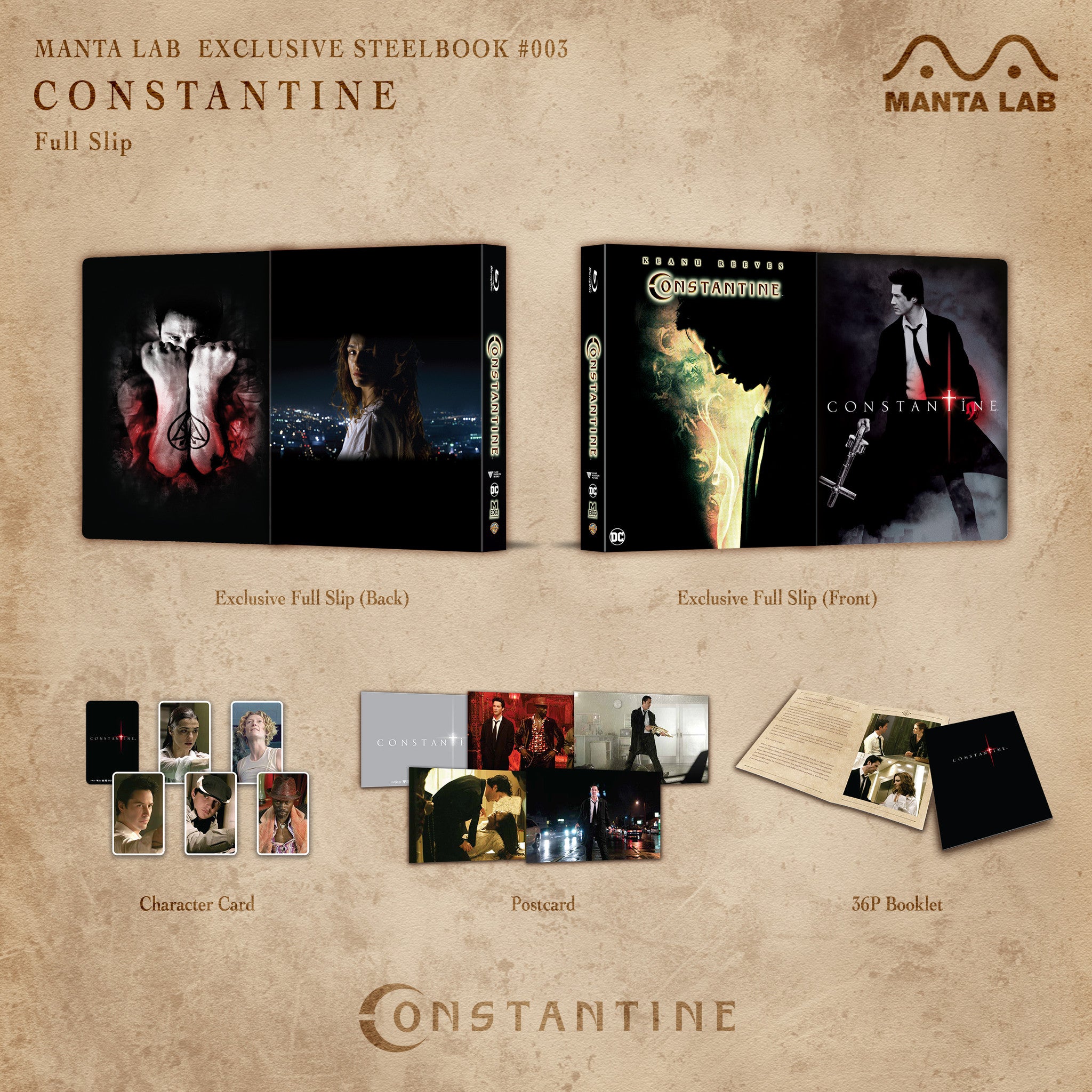 [ME#3] Constantine Steelbook (Full Slip)