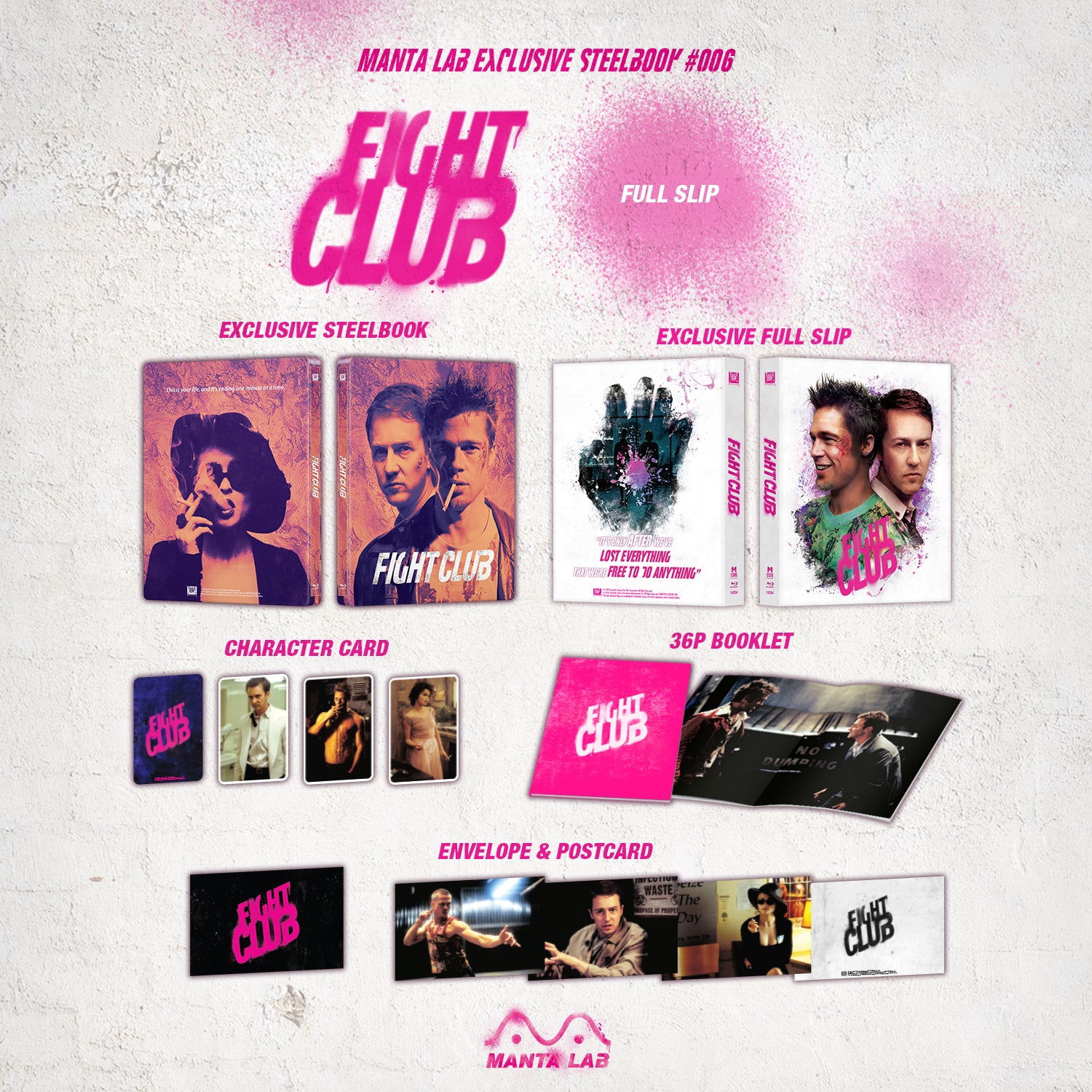 [ME#6] Fight Club Steelbook (Full Slip)