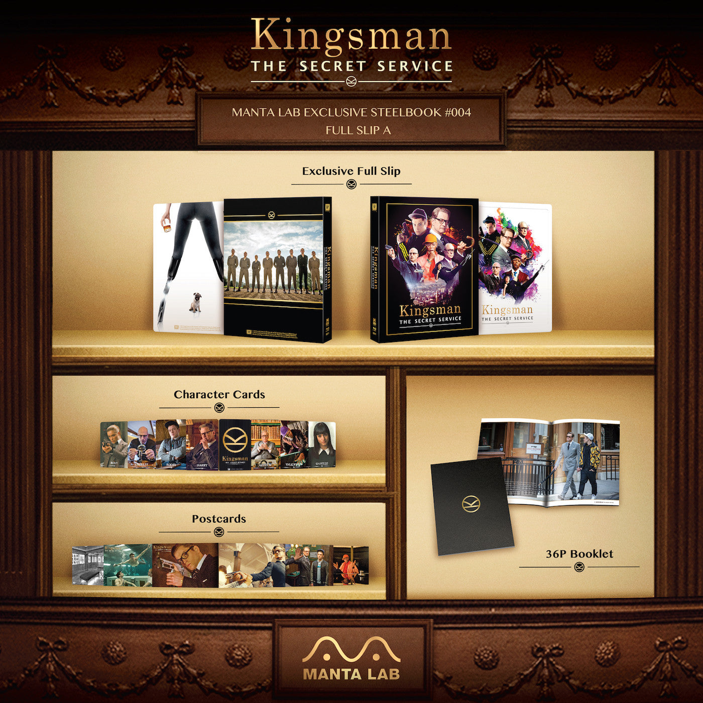 [ME#4] Kingsman: The Secret Service Steelbook (Full Slip A)