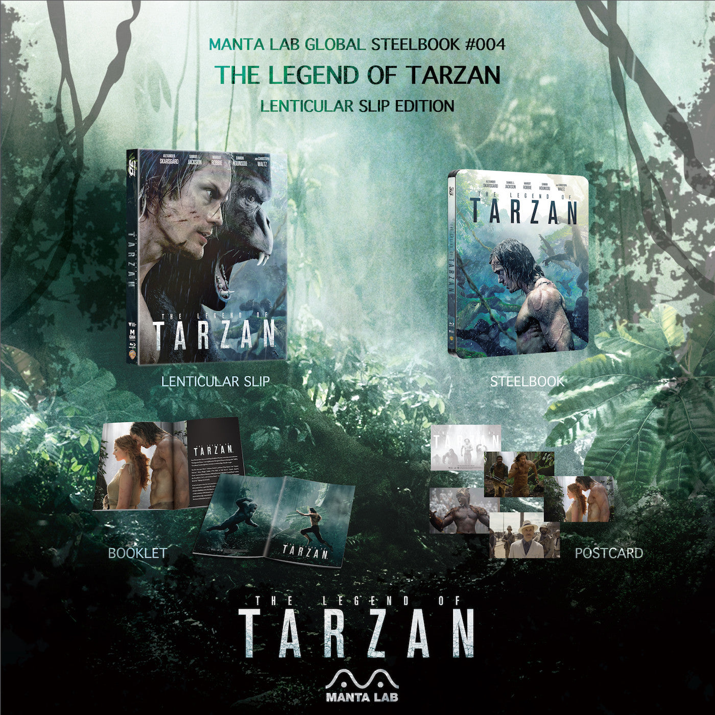 [MG#4] Legend of Tarzan Steelbook (2D 3D)(Lenticular Slip)