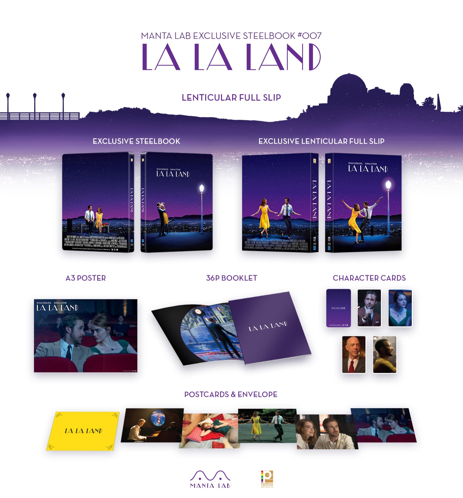 [ME#7] La La Land Steelbook (Lenticular Full Slip)