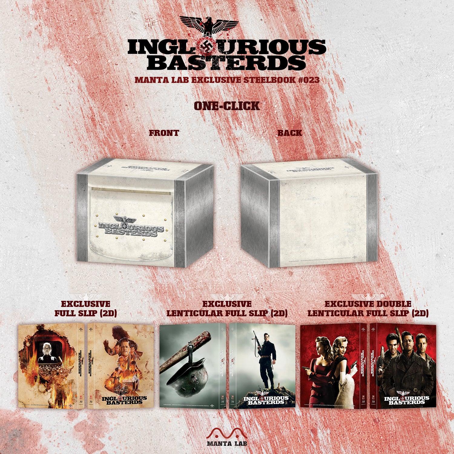 [ME#23] Inglourious Basterds Steelbook (One Click - Aldo's Snuff Box)