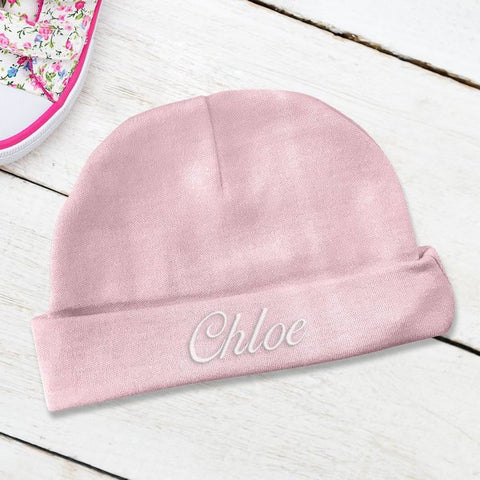 personalized newborn beanie