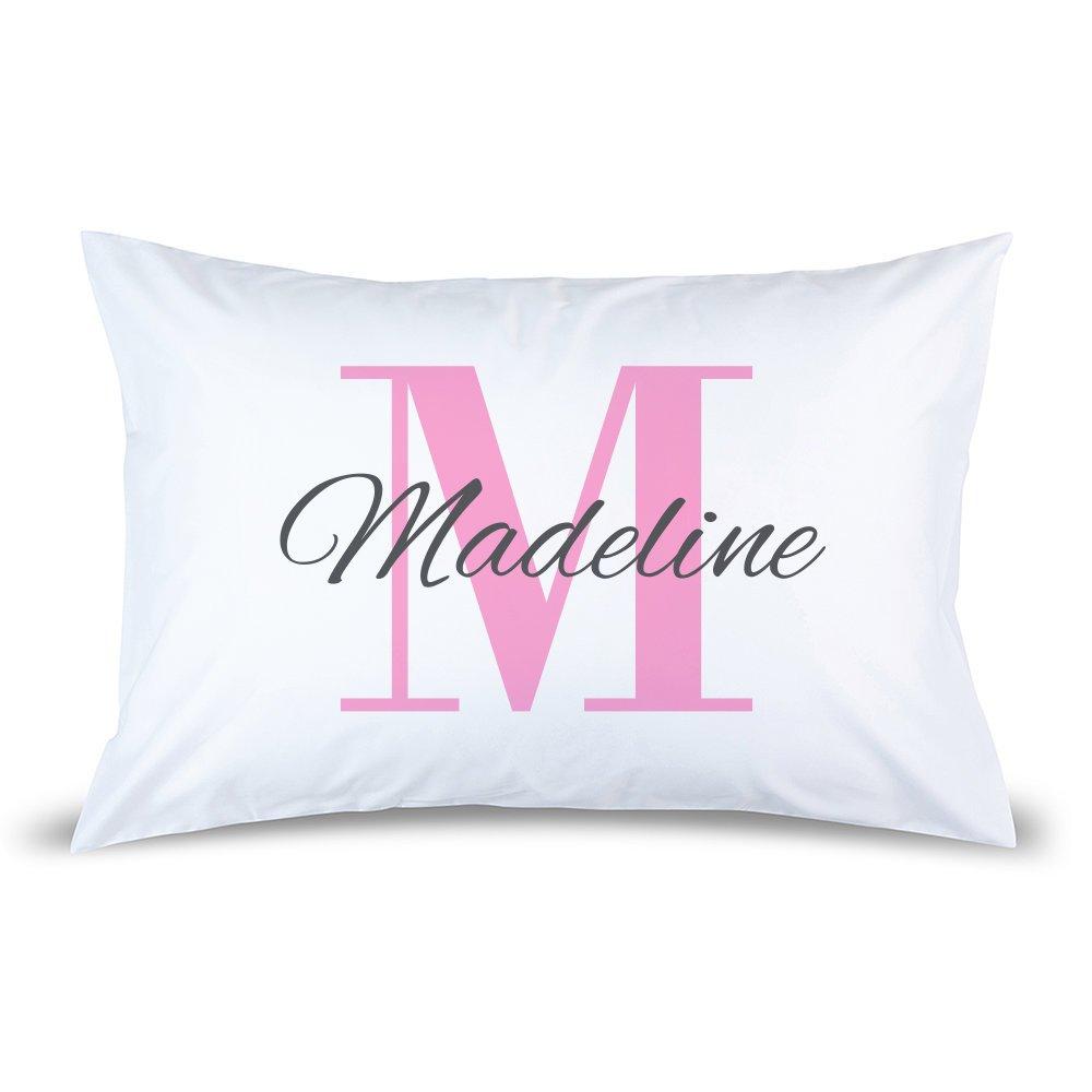 Pink Monogram Pillow Case – BIGW Photos