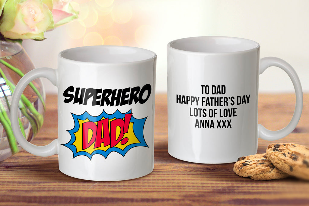 superhero dad mug