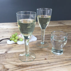 Recycled Wine Glass and Tumbler