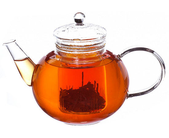Testing a Lead Free Tea Bloom borosilicate glass teapot (Made in China),  painted with Lead paint. 