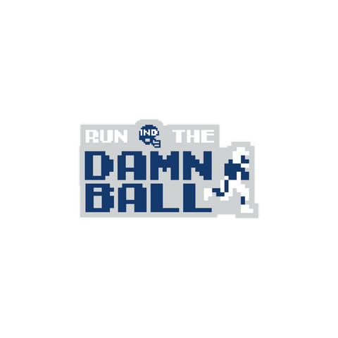 Run The Damn Ball Sticker – The Shop Indy