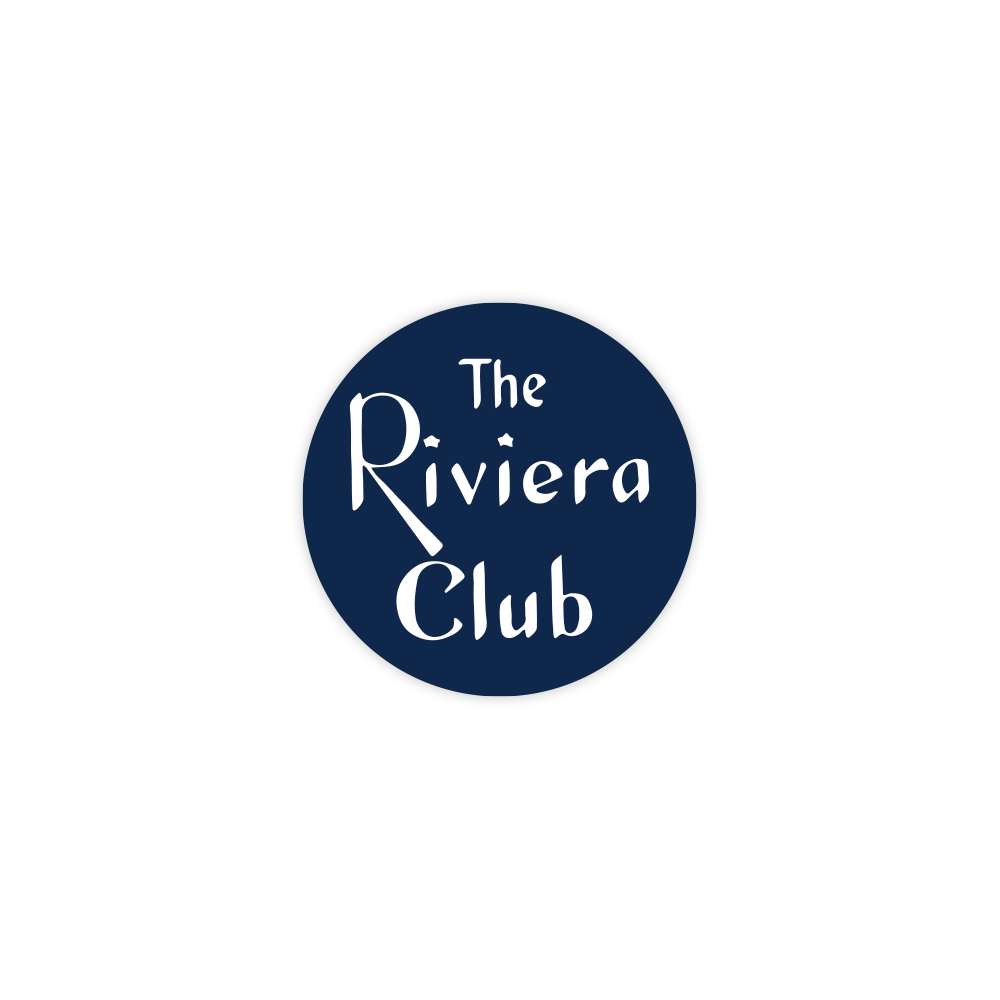 naald verlies gaan beslissen Riviera Club Vintage Sticker