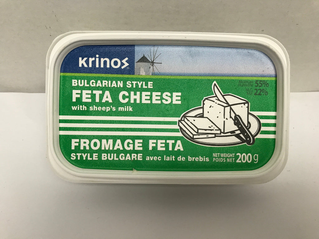 Krinos Bulgarian Style Feta Cheese 200gr Pet Online Store Canada Turkish Mart