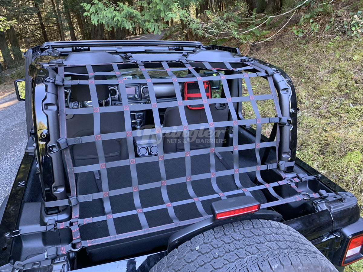2018 - Newer Jeep Wrangler JL 2 door Back Window Net – Raingler