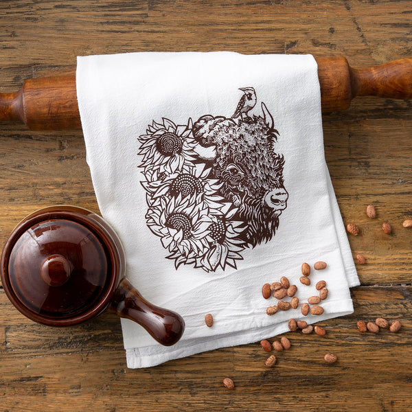 Grizzly Bear Kitchen Towel - Two Little Fruits