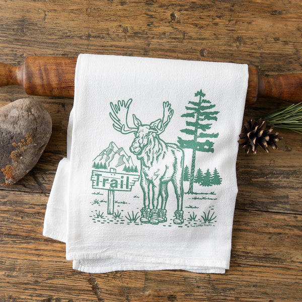 Moose and Camper Tea Towel Set