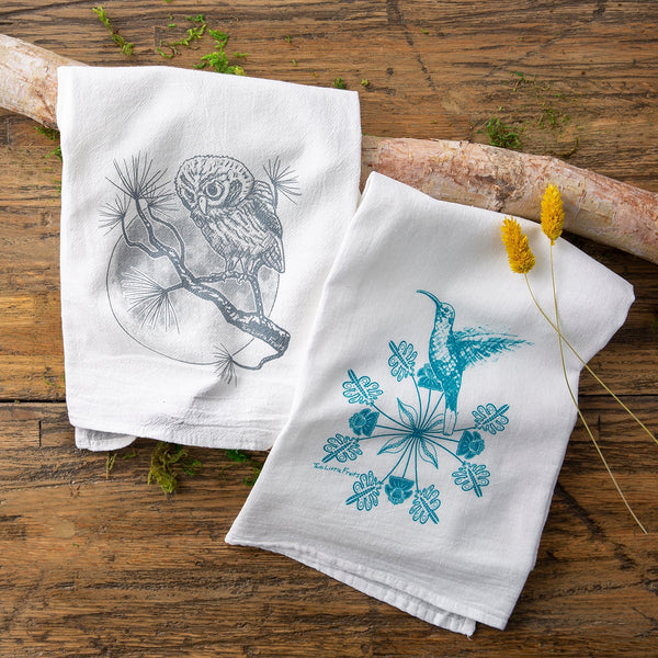 Bison and Grizzly Bear Kitchen Towel Set - Two Little Fruits