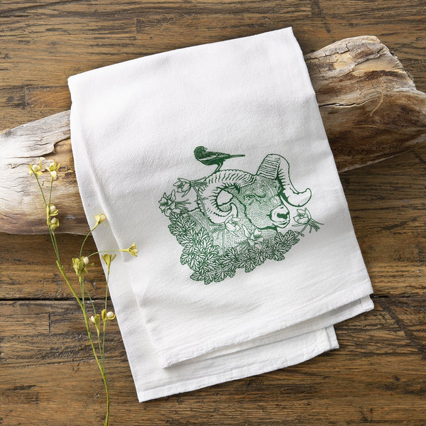 Beardy Bear 1 Kitchen Towel - BURLYSHIRTS