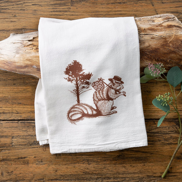 Bison and Grizzly Bear Kitchen Towel Set - Two Little Fruits