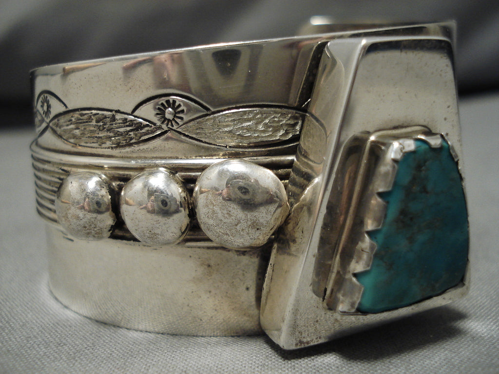 Important Andy Marion Vintage Native American Navajo Sterling Silver T ...