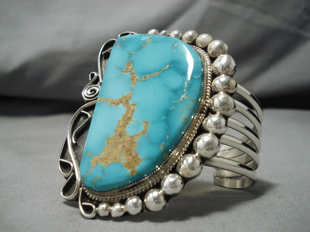 Important Raymond Nez Navajo Sterling Silver Native American Bracelet ...