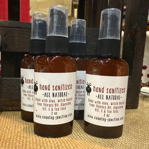 All Natural Hand Sanitizer - Country Junction Soaps