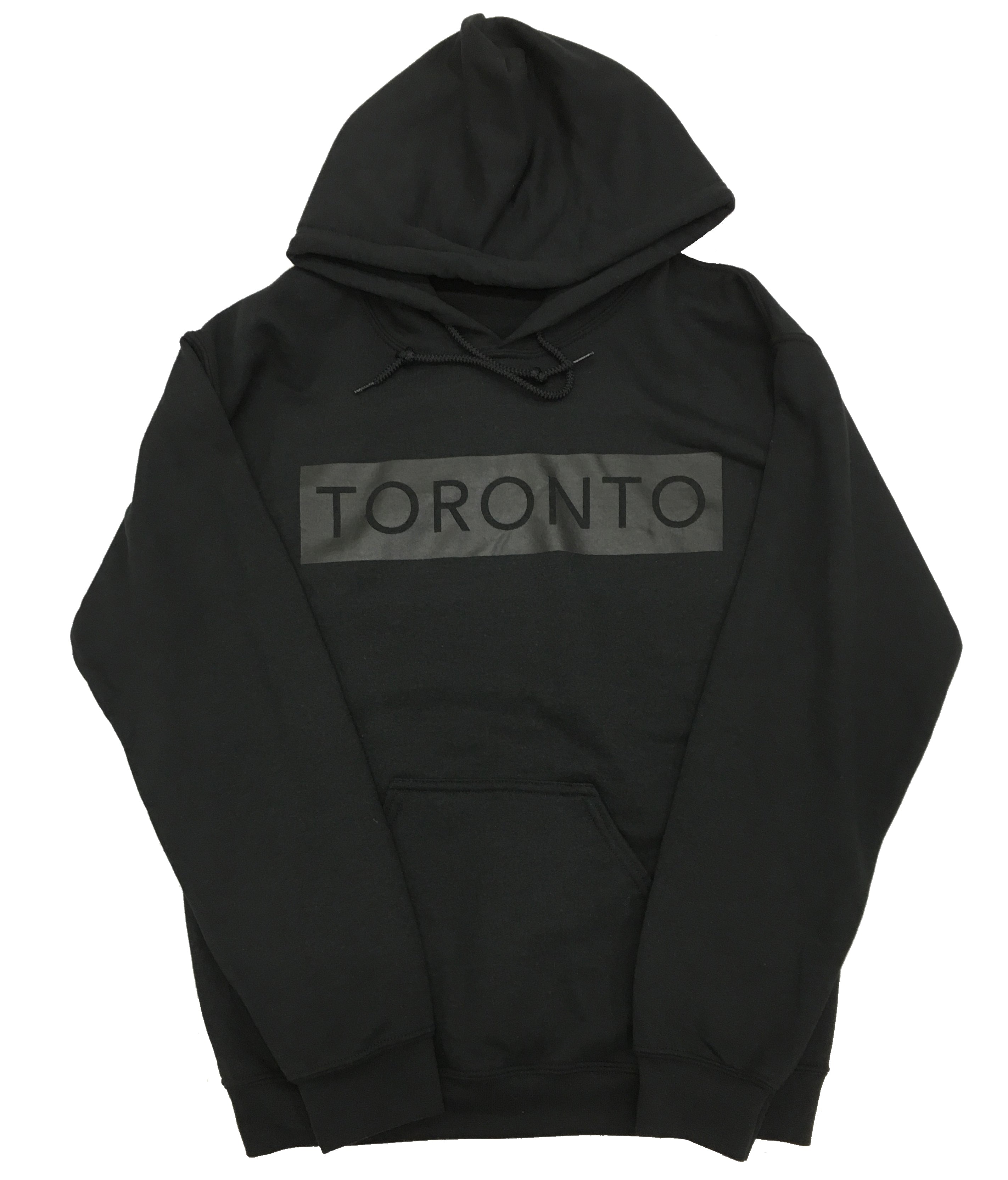 black on black hoodie