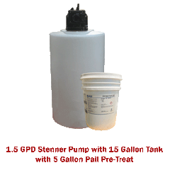 1.5 GPD Stenner Pump with 5 Gallon Pail Pre-Treat