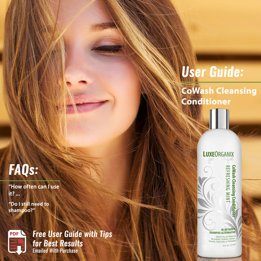 Cleansing Conditioner CoWash Sulfate Free No Sodium Chloride Or