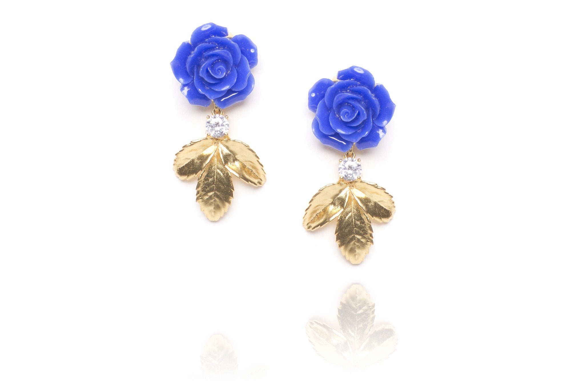Flower Child Earrings in Blue