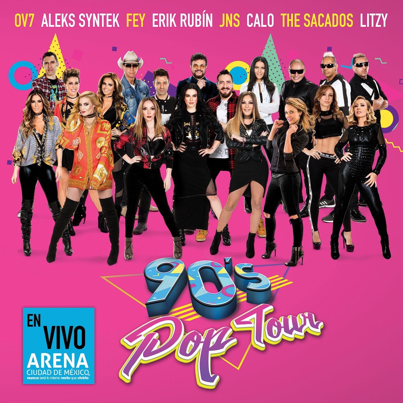 90's Pop Tour1 (2CD+DVD En Vivo Arena Ciudad de Mexico) Sony88985441