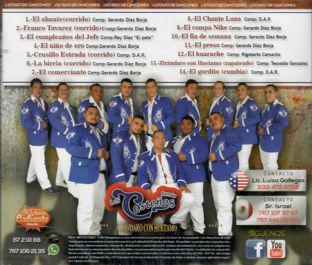 Costenos Banda Los (CD Zirandaro con Huetamo) TCM – Musica Tierra Caliente