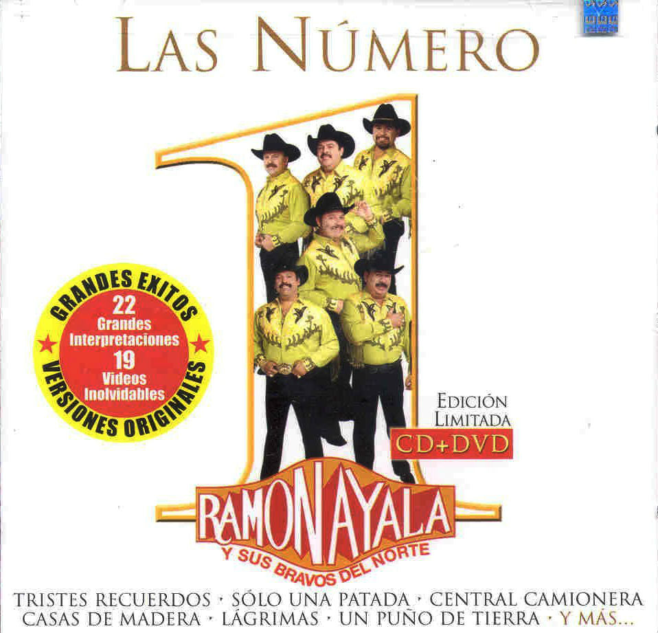 Ramon Ayala (Las Numero#1 CD+DVD) 886970937320 – Musica Tierra Caliente