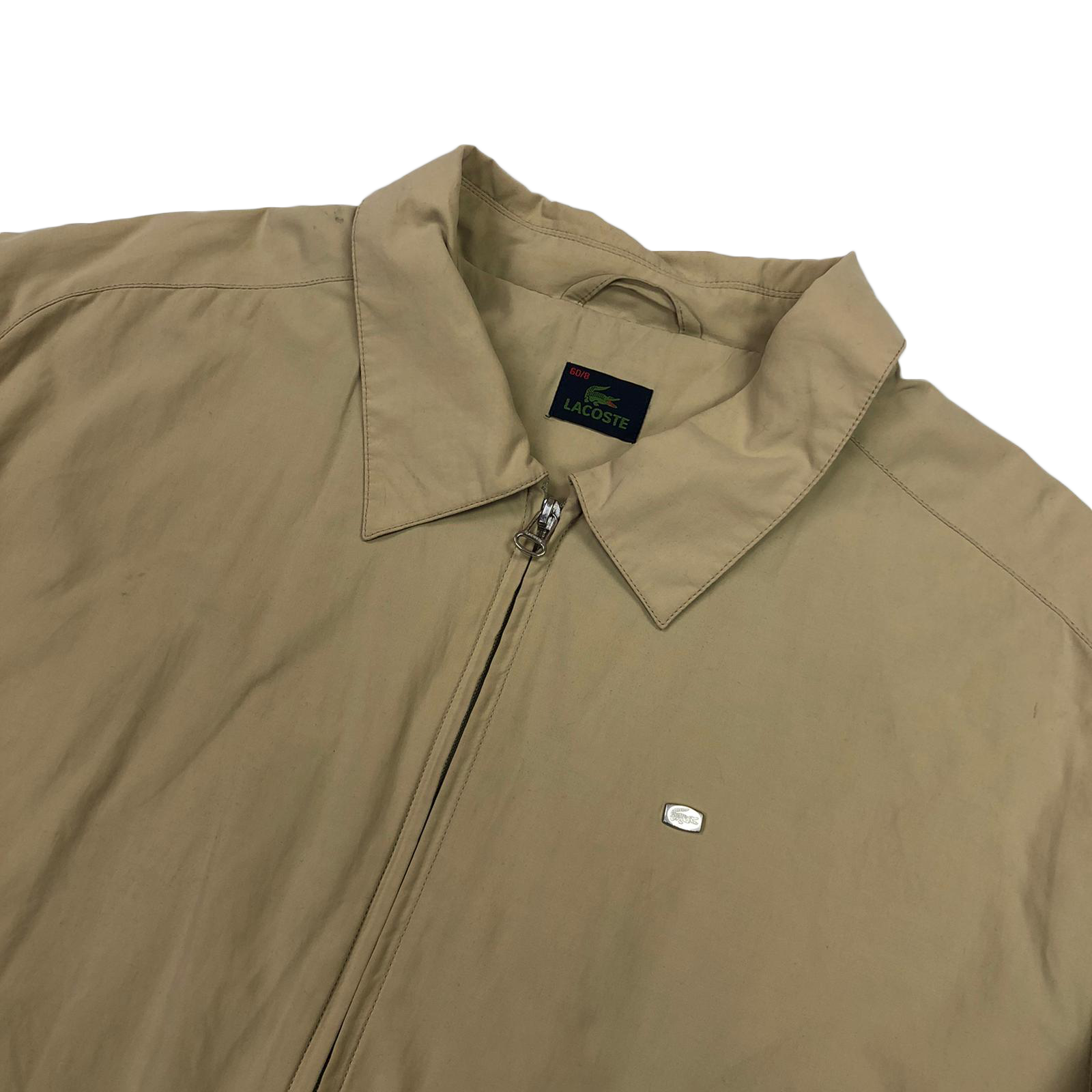 lacoste harrington jacket beige