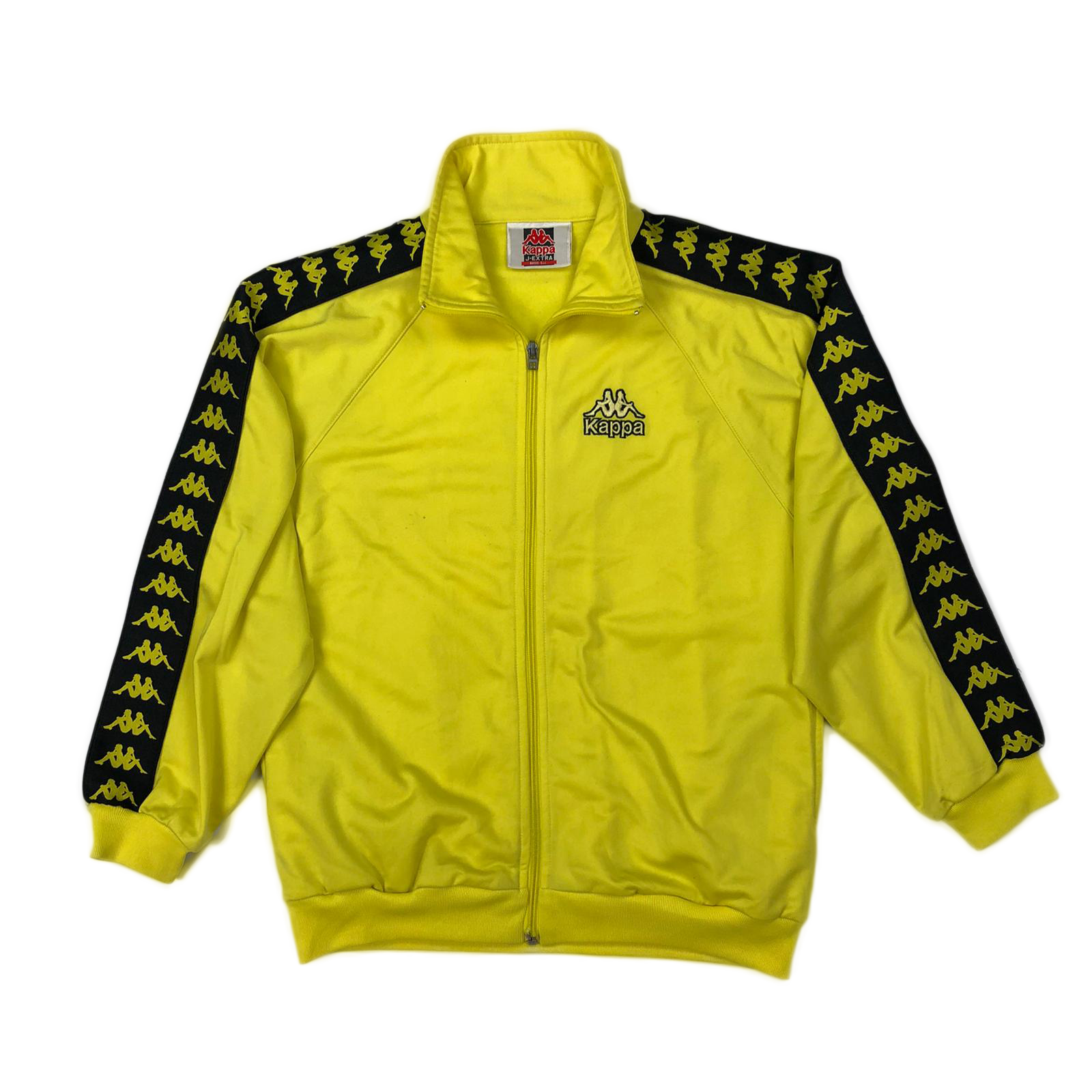 yellow kappa track jacket