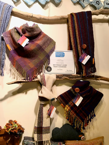 Award winning cowls at Scottish Trade Fair