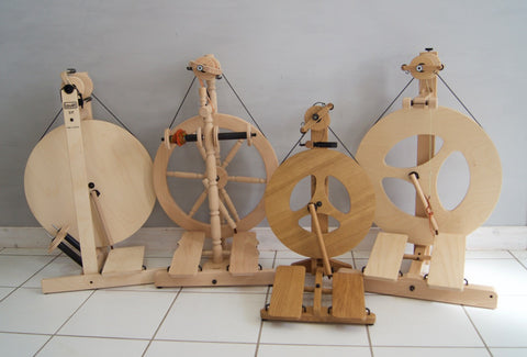 Louët Spinning Wheel family at Weft Blown
