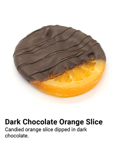 dark chocolate orange slice