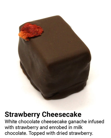 strawberry cheesecake truffle