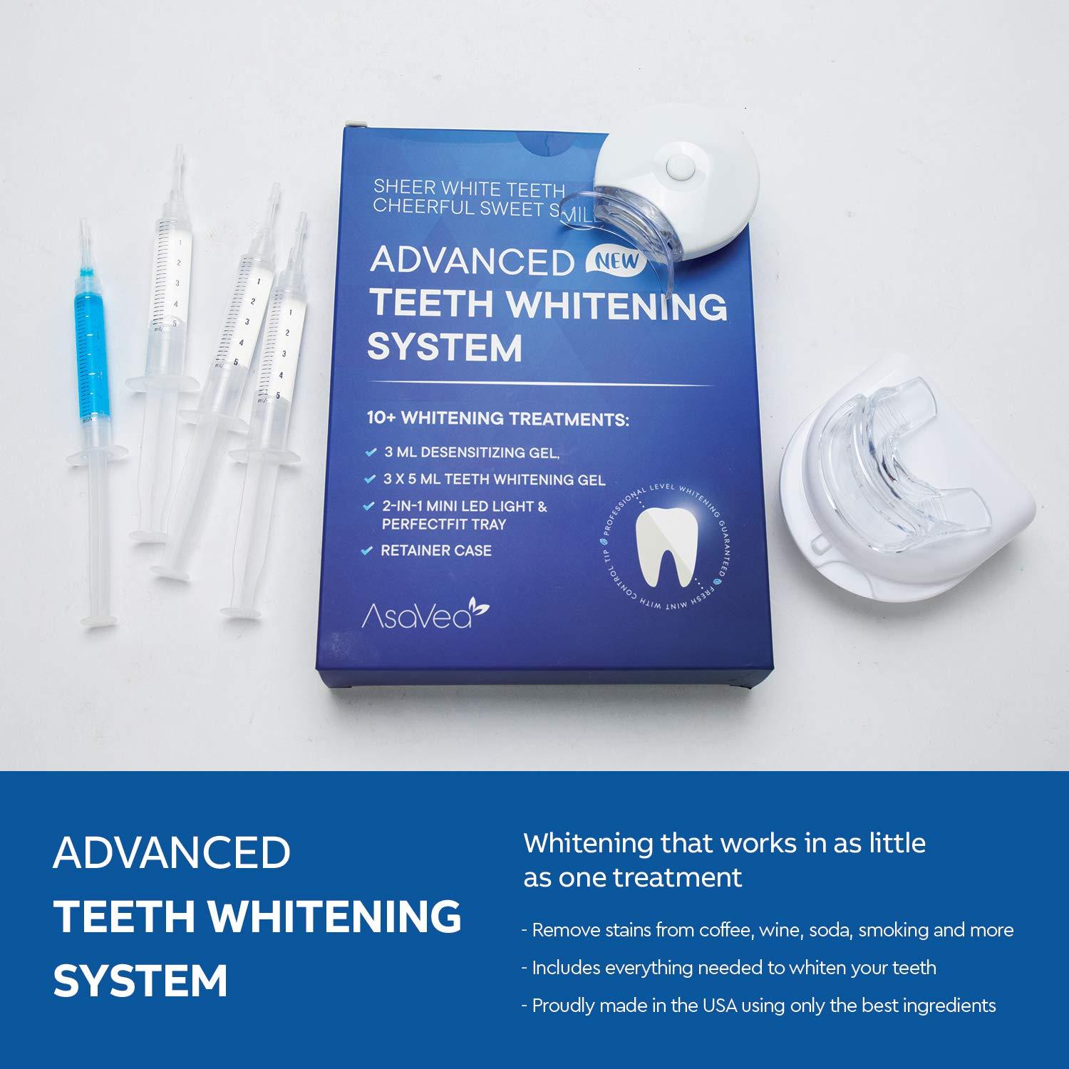 asavea advanced teeth whitening system