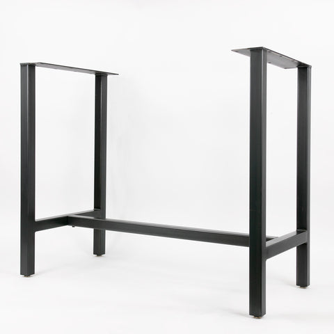 Steel Table Legs By Symmetry Hardware Handmade In Portland Or
