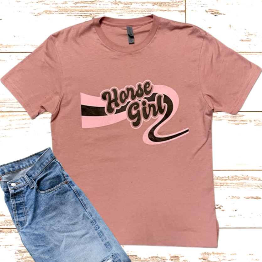 Horse Girl Retro Tee