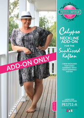 Calypso kaftan neckline