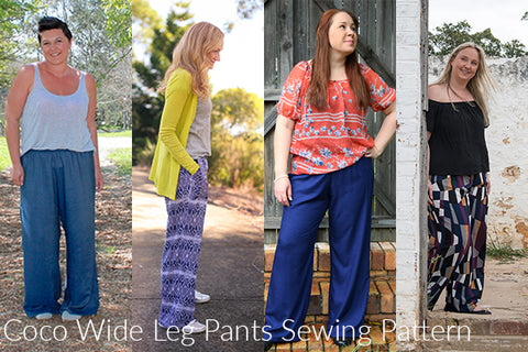 Walk Boldly Wide Leg Pants Sewing Pattern - Pattern Emporium