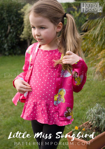 Girls Songbird kimono & cardi sewing pattern Pattern Emporium