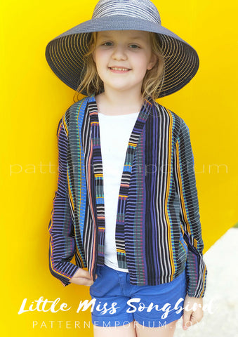 Little Miss Songbird Kimono sewing pattern by Pattern Emporium