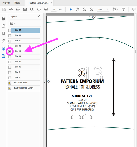 Understanding Layers in PDF Sewing Patterns - Pattern Emporium