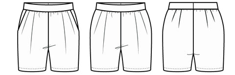 Pleat Front Shorts sewing pattern by Pattern Emporium